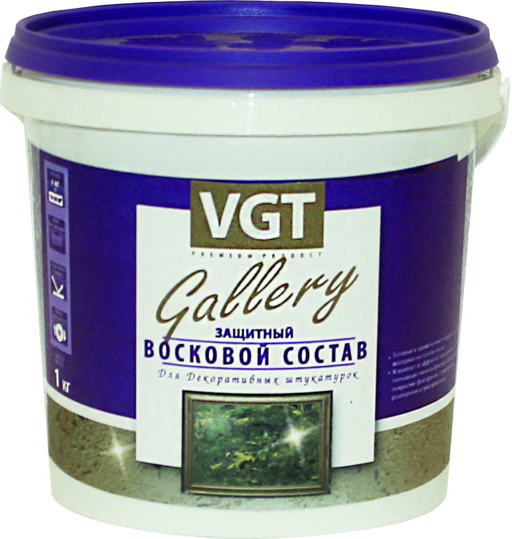 Состав защитн. восковой по венецианской штукатурке 2,4 кг (4) "vgt gallery"