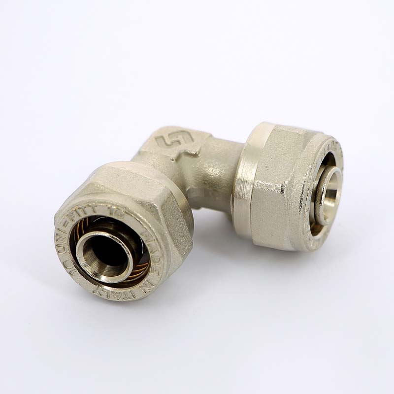 Обжимной равнопроходной угол 16 х 16 мм, 90° UNI-FITT