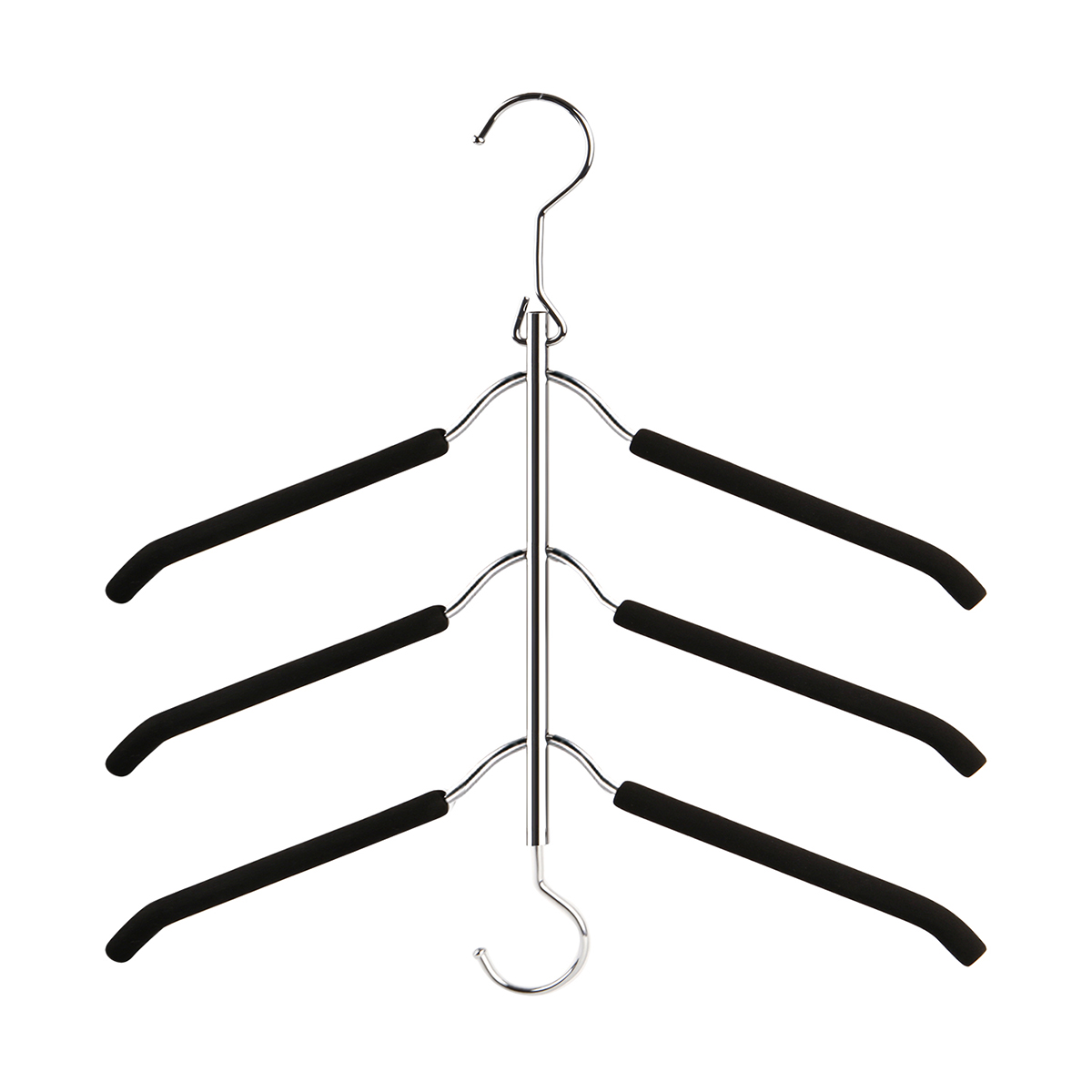 Вешалка-трансформер с мягким противоскольз. покрытием (1/20) "valiant" 50336