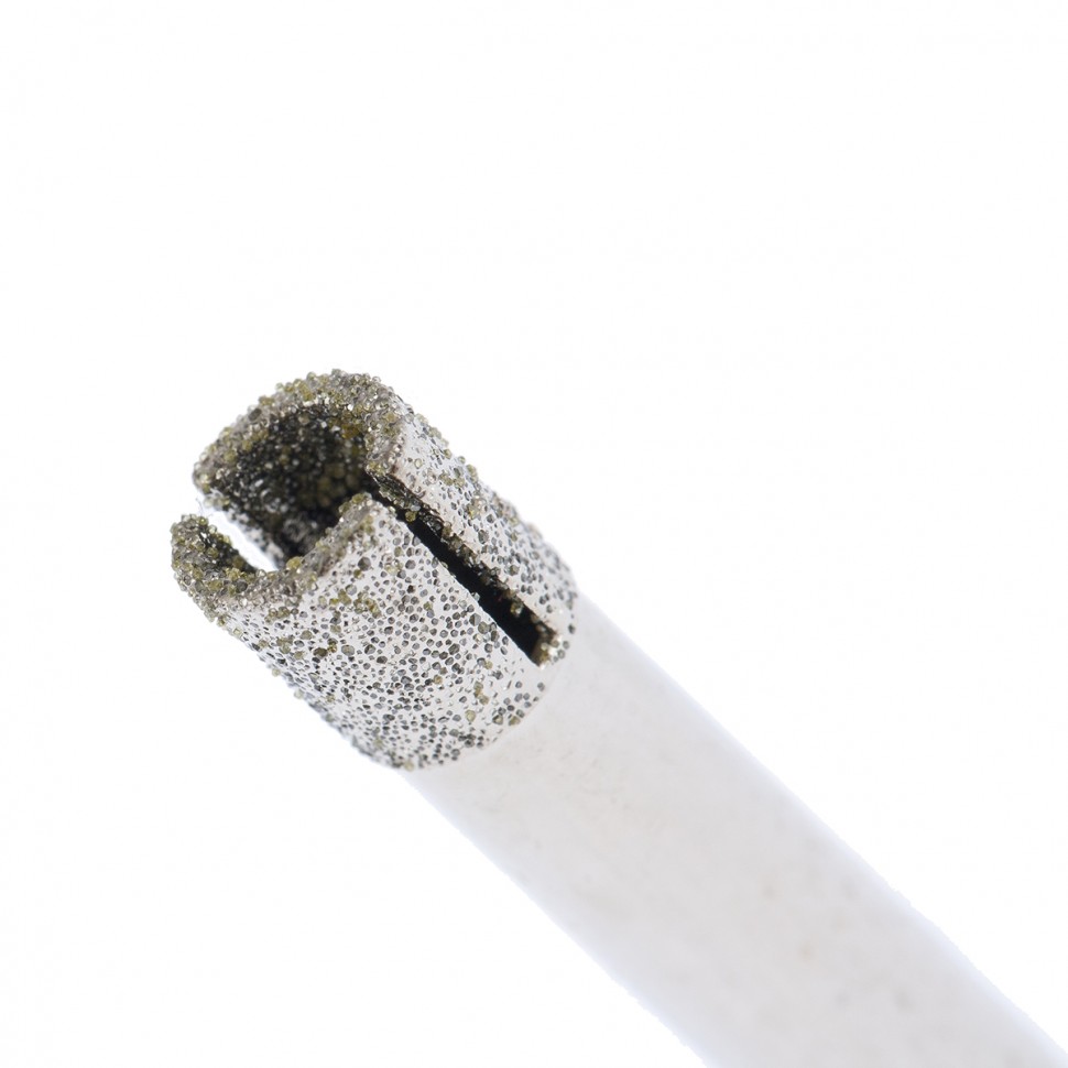 Сверло по стеклу и керамической плитке, 6 х 55 мм, цилиндрический хвостовик Сибртех (726067)