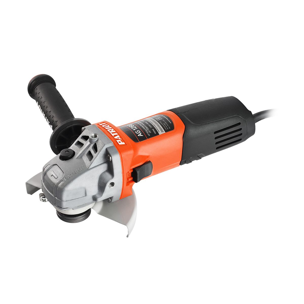 Угловая шлифмашина ag 126e, диск 125 мм (1/10) "patriot" 110301280