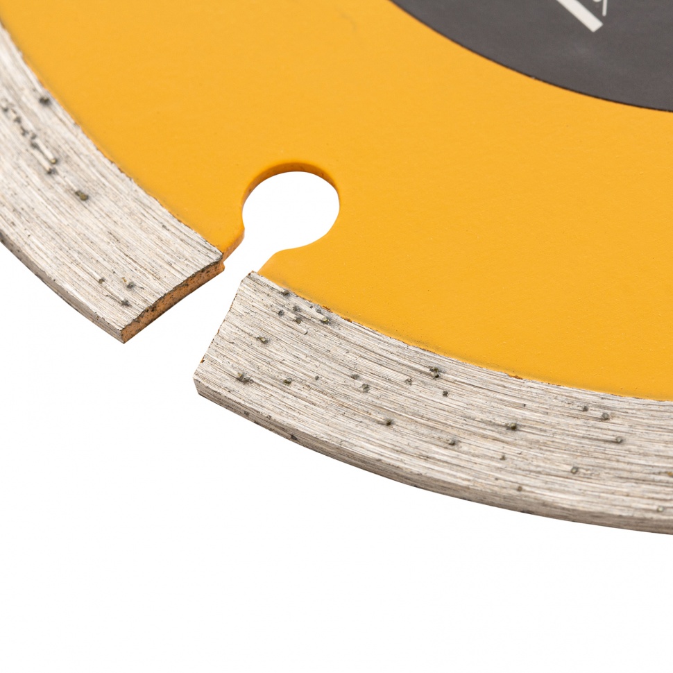 Диск алмазный, отрезной сегментный, 180 х 22.2 мм, сухая резка Denzel (73103)