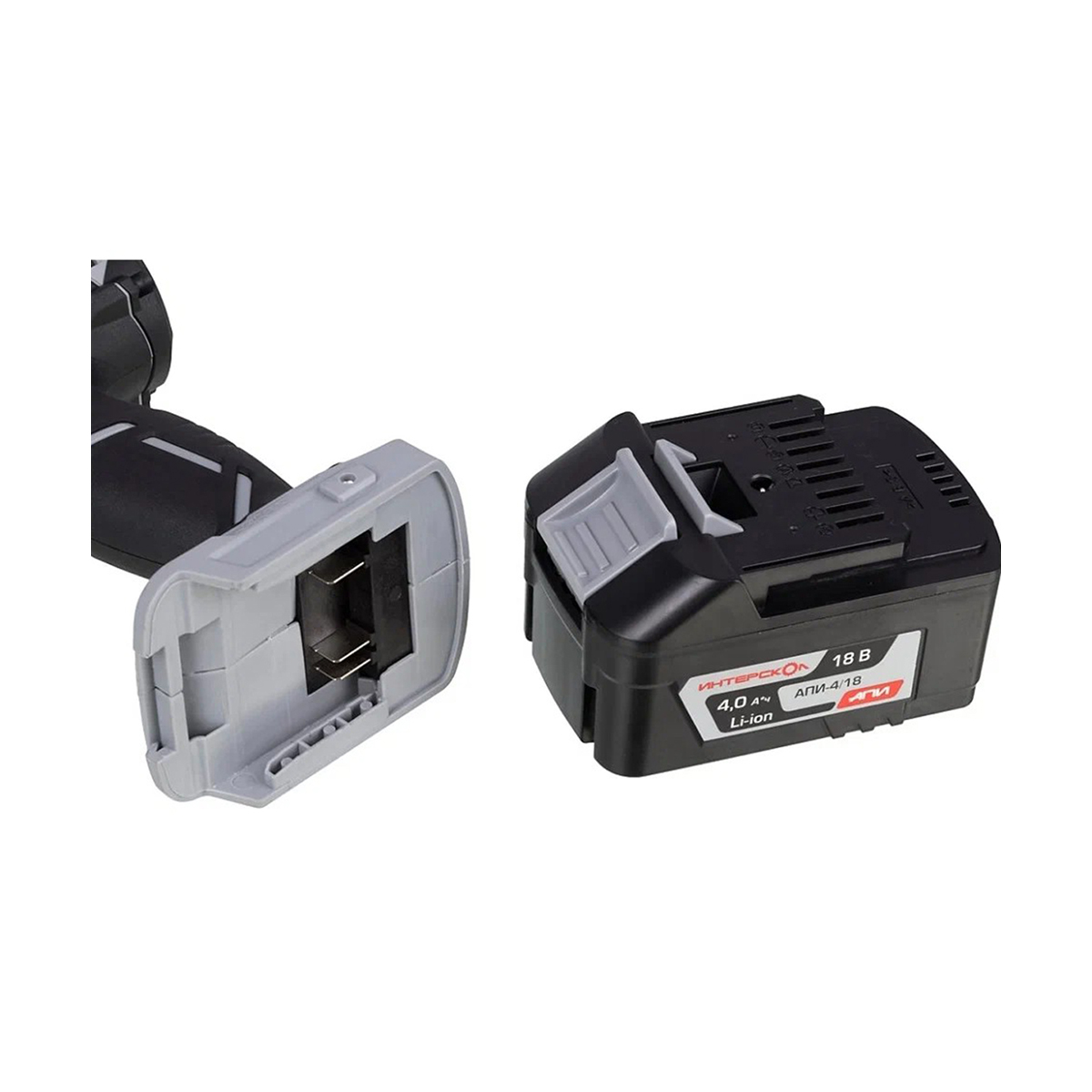 Дрель-шуруповерт аккум. дау-13/18в (кейс, 1 аккум.) (1/5) "интерскол" 574.4.1.70