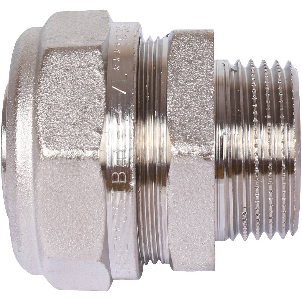 Обжимная муфта НР 32 х 1" TIEMME для металлопластиковых труб