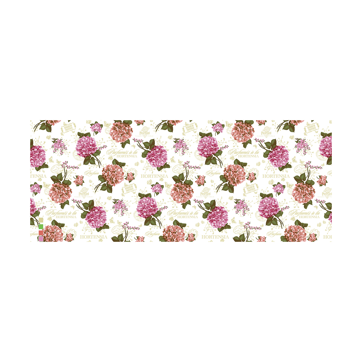 Клеенка пвх основа нетканая 135 см  рулон 20 м (1)  "major" 593/4 (розовый)