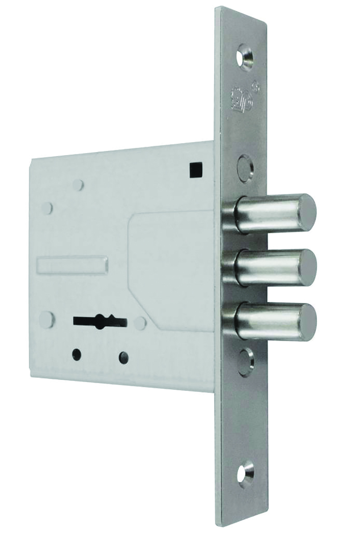 Замок врезн. зв8-6/13 нш-002ш 6-сув., 3 ригеля, 3 кл. (073100) (1/30) рязань