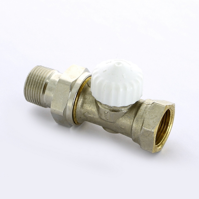 Вентиль термостатический 3/4 ВН прямой с разъемным соединением UNI-FITT THERMO Kvs 0.85