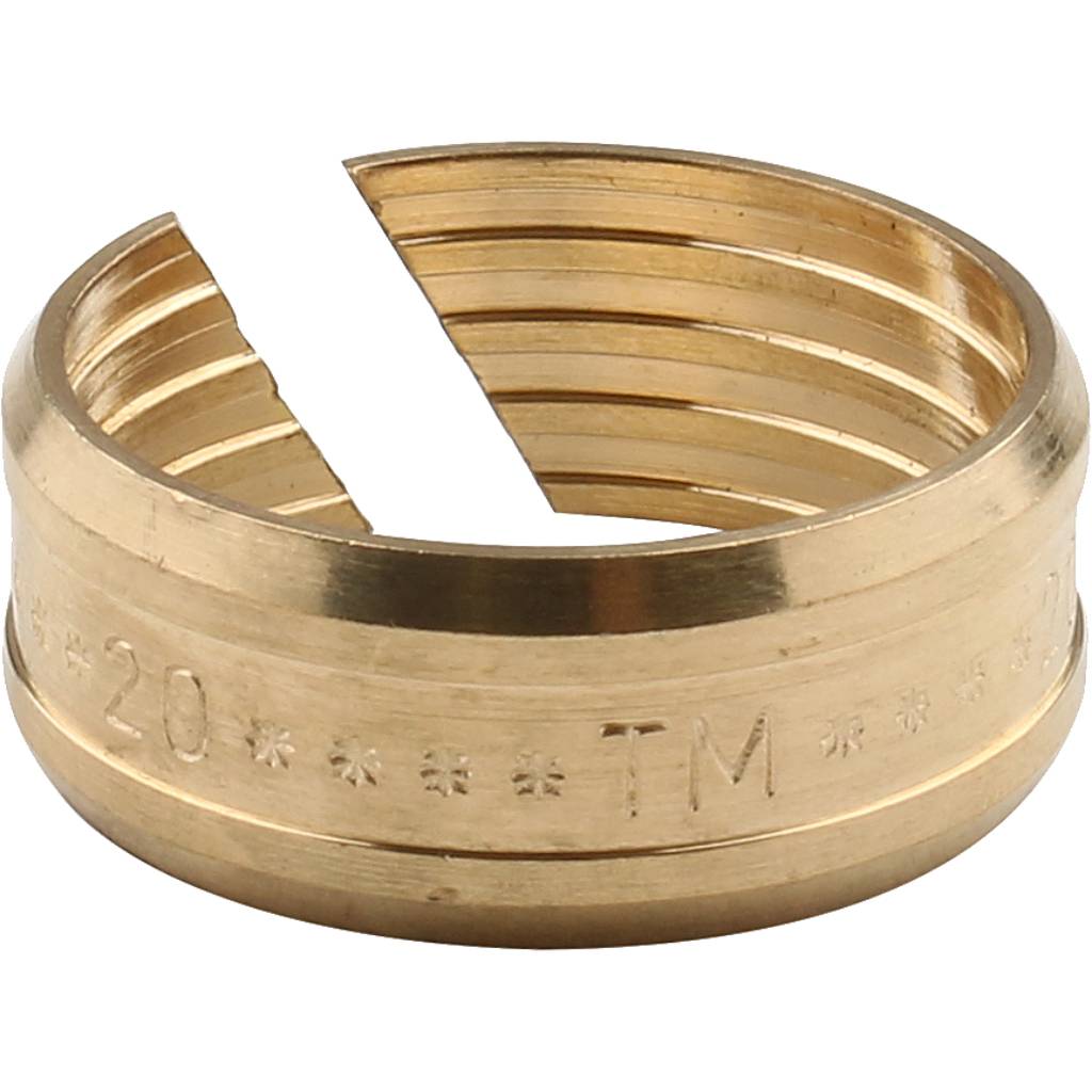 Угол настенный с креплением 20 х 1/2'' ВР обжим TIEMME для металлопласта