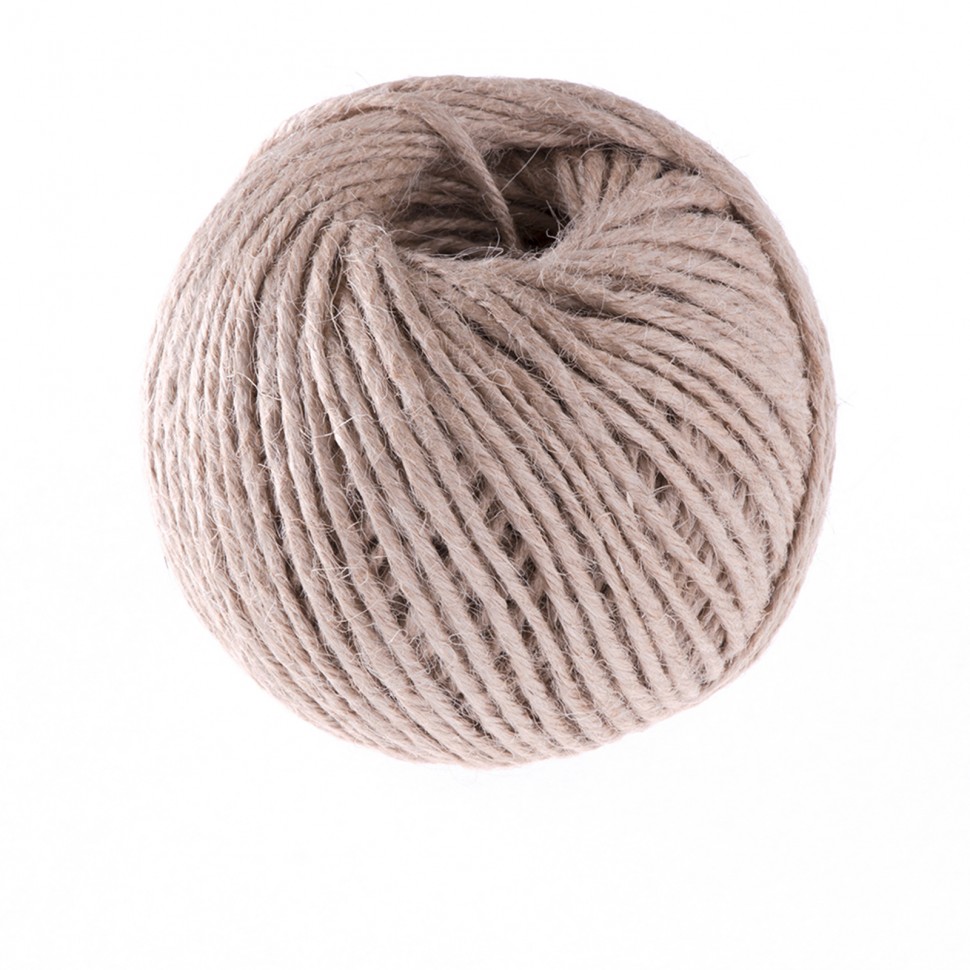 Шпагат джутовый, 2.5 мм, L 60 м, 5-ниточный , Сибртех (93882)