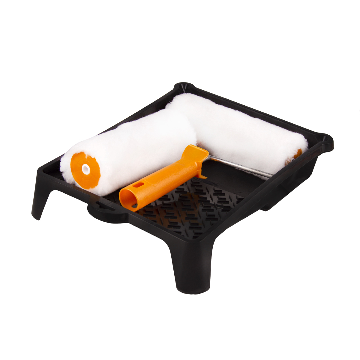 Набор валик меховой 180 мм + ванночка + валик запасн. (1/12) "шабашка" 108-2101