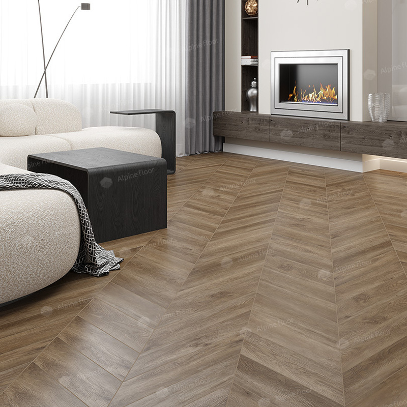 SPC Ламинат Alpine Floor SPC Chevron Alpine ECO 18-5 Макадамия 4V 43кл