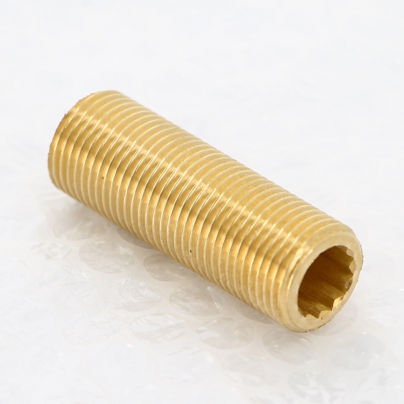 Сгон сплошной резьбовой (НР) 1/2" x 60 мм бронза VIEGA (319366)