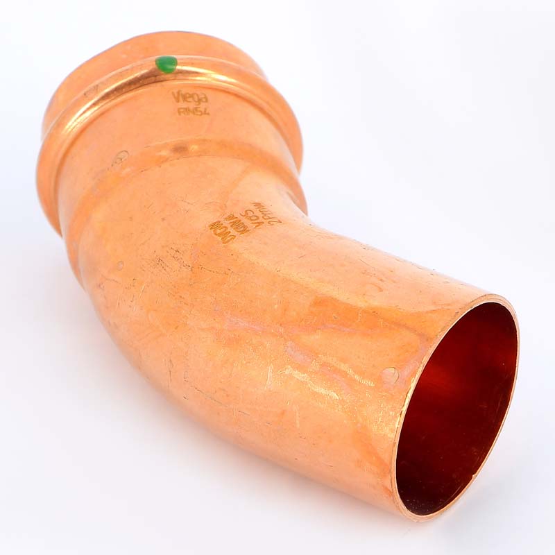 Угол-вставка 45° пресс медный Profipress VIEGA 54