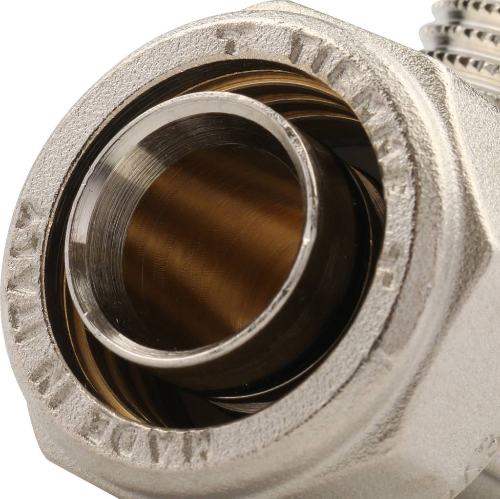 Угол переходной 26 х 1'' НР обжимной TIEMME для металлопластиковых труб