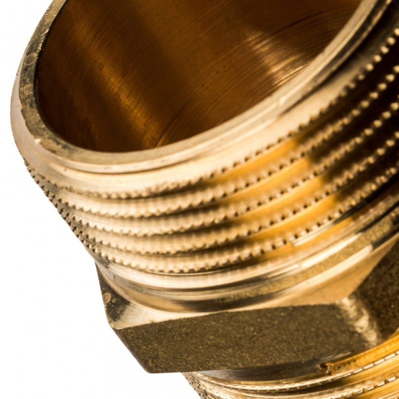 Ниппель НР 1"1/4 латунь STOUT