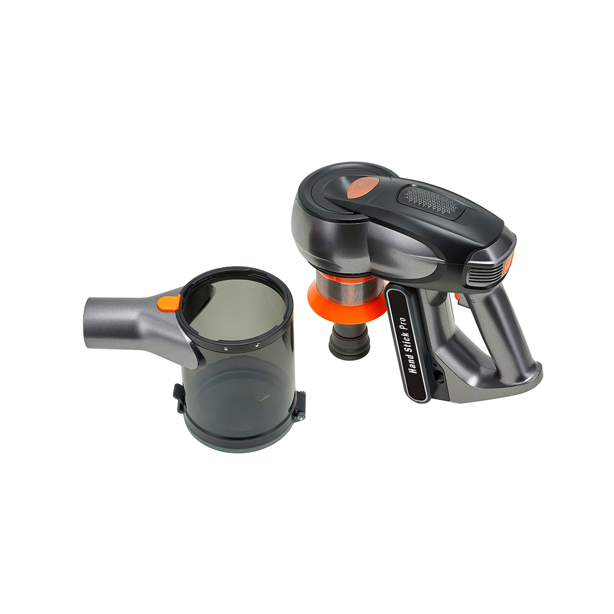 Пылесос вертикальный pvcs 1101 "handstickpro" беспроводной (серый/оранжевый) (1/2) "polaris"