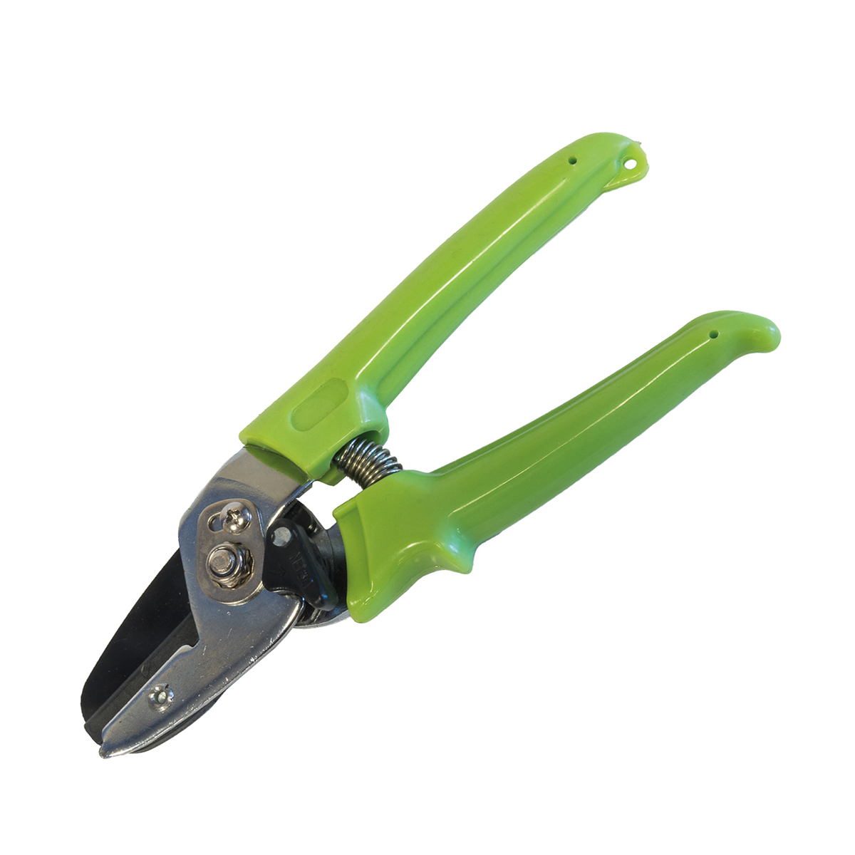 Секатор с наковальней 190 мм, пласт. рукоятка (1/60) "feona" 132-0250