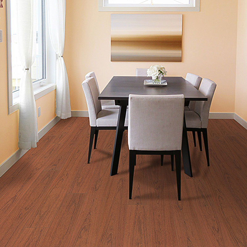 Паркетная доска AUSWOOD HDF 4V Sukupira матовый PU лак brushed