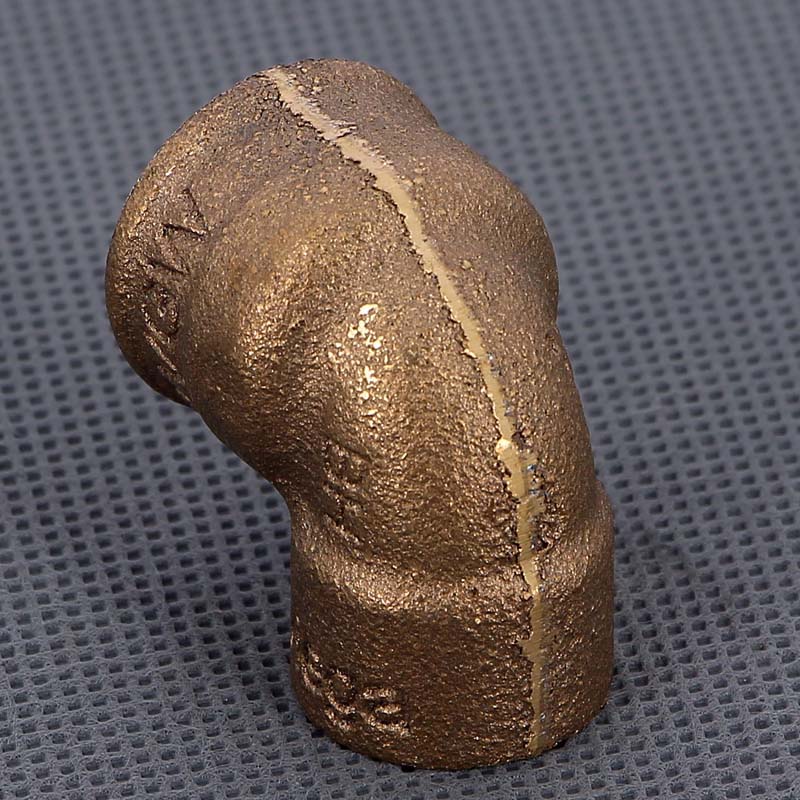 Угол 90° переходной пайка - ВР 18 x 1/2" VIEGA бронза