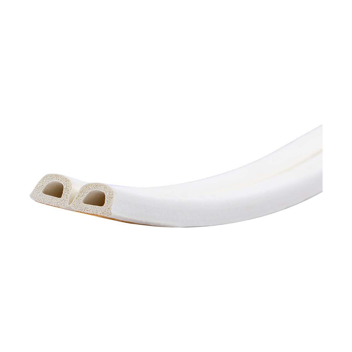 Уплотнитель d 9 х 7,5 мм белый бухта 100 м (1/2) "tytan professional"