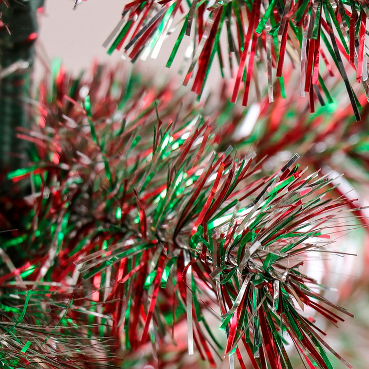 Ель декор. "радуга" 120 см, 110 веток (зеленая с красным) "зимнее волшебство" 703626