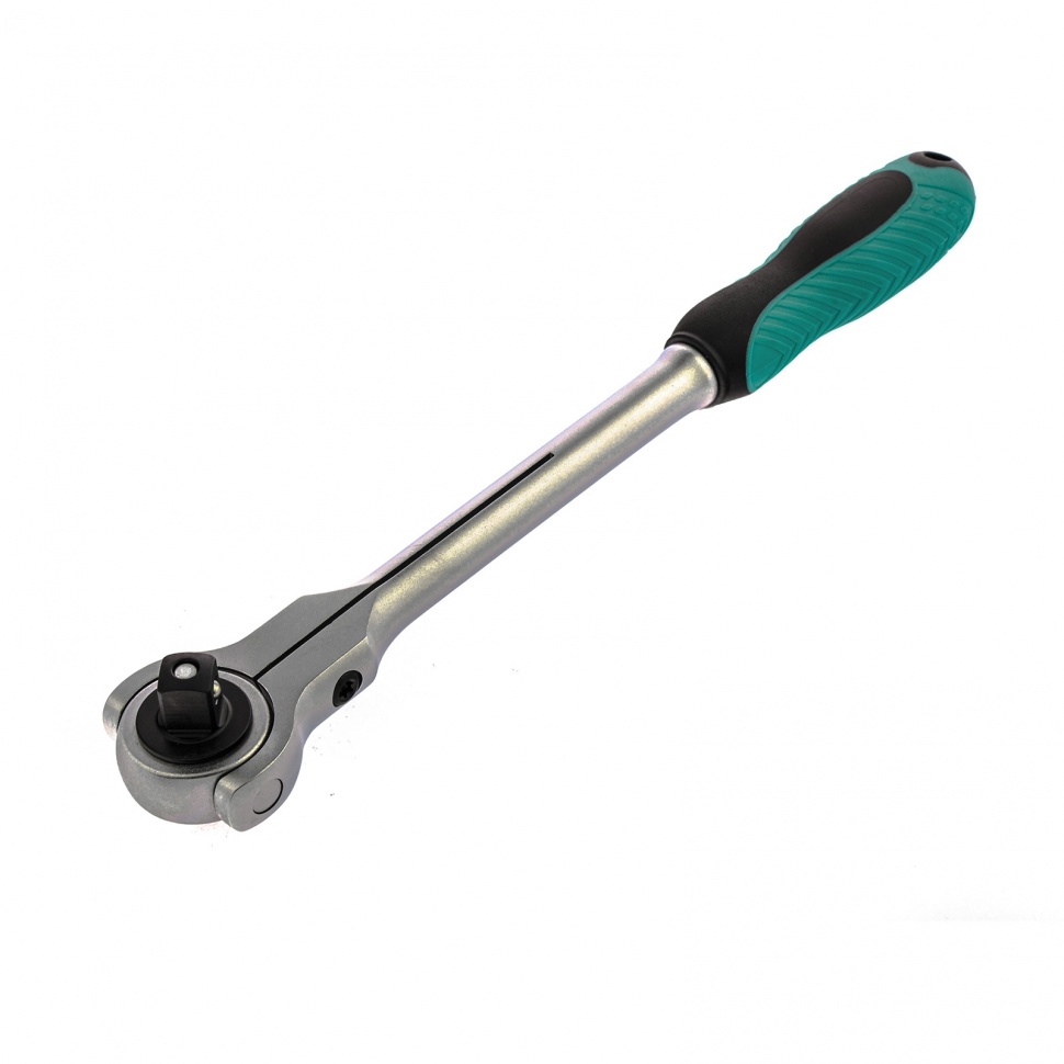 Ключ трещотка 1/2, 72 зуба, с быстрым сбросом, поворотная голова СrV Stels (14047)