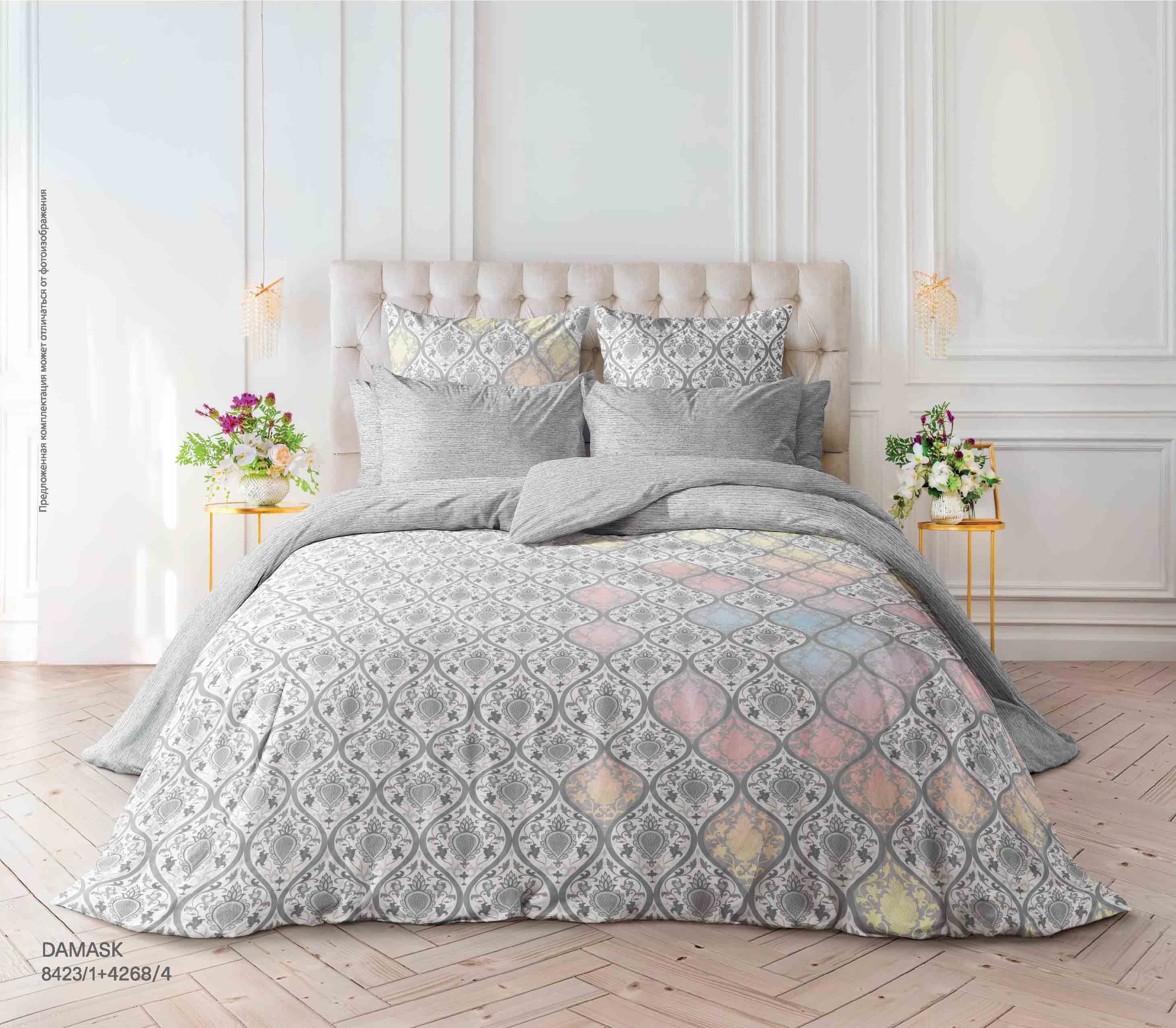 Постельное белье "verossa constante" damask 1,5 сп. (перкаль роял) (1)