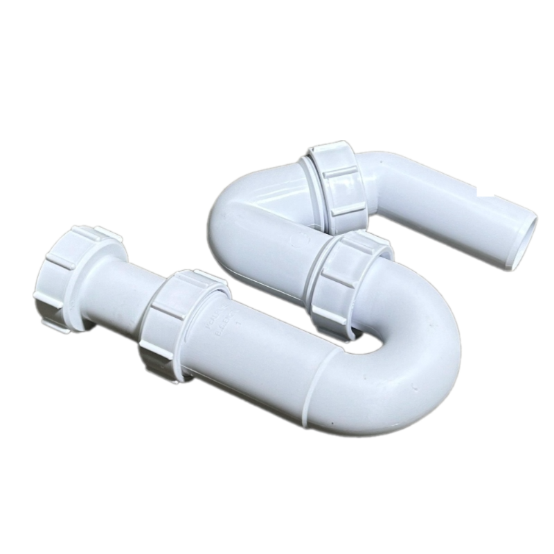 Сифон McALPINE трубный Р/S-образный 1 1/4" х 32 мм без выпуска c отв. трубой 32 мм, выход 40 мм