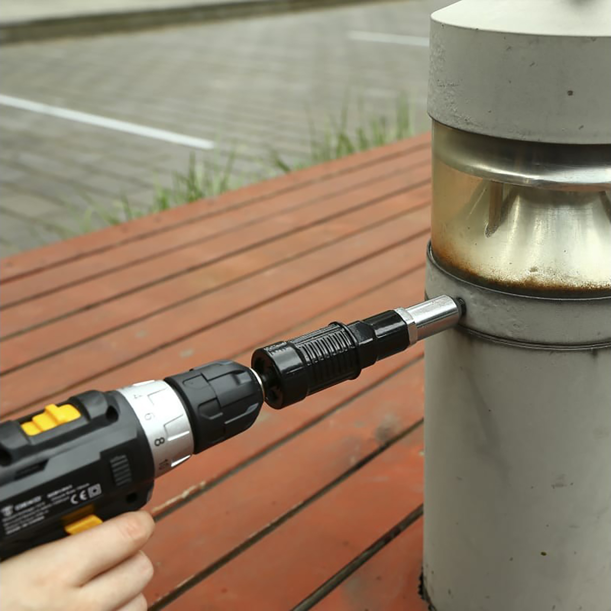 Насадка-заклепочник для шуруповерта dh17 (1) "deko" 065-0890