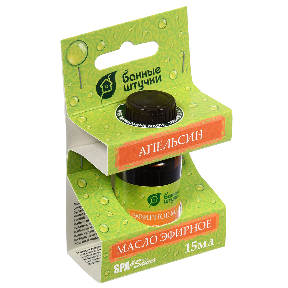 Масло эфирное "апельсин" 15 мл (1/28) "банные штучки" 32282