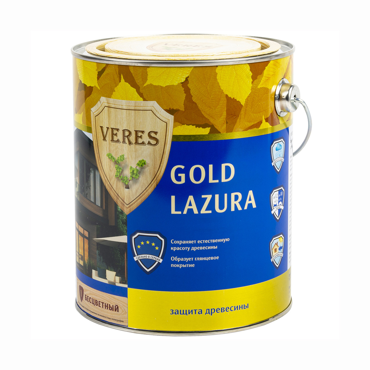 Верес gold № 1 бесцветный  2,7 л (1/4) "veres"