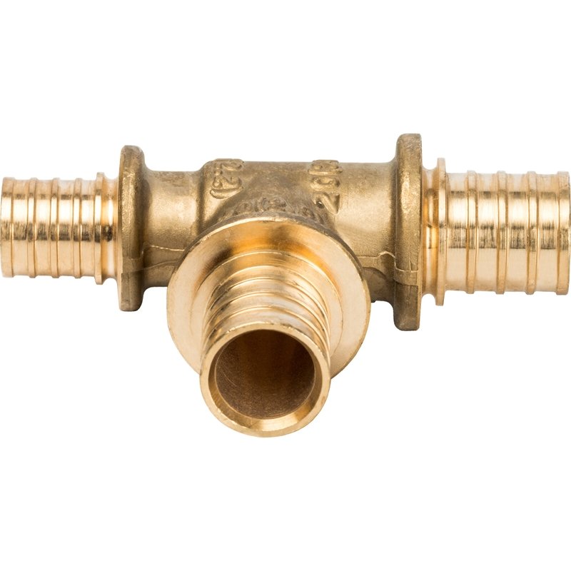 Тройник переходной 20 x 20 x 16 аксиальный для труб PE-X STOUT