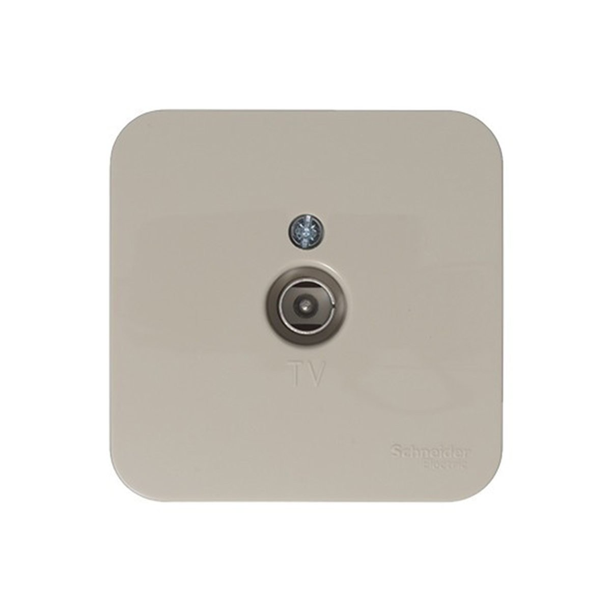 Розетка телевизионная открыт. уст. "blanca" коннектор, бежевый (1/18/36) "schneider"