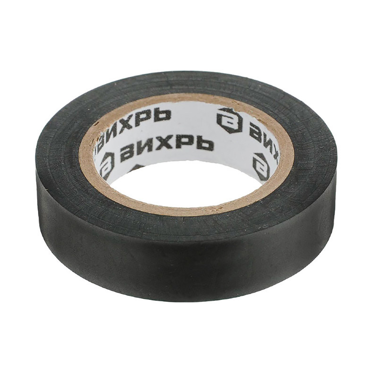 Изолента пвх 15 мм х 10 м черная (10) "вихрь"