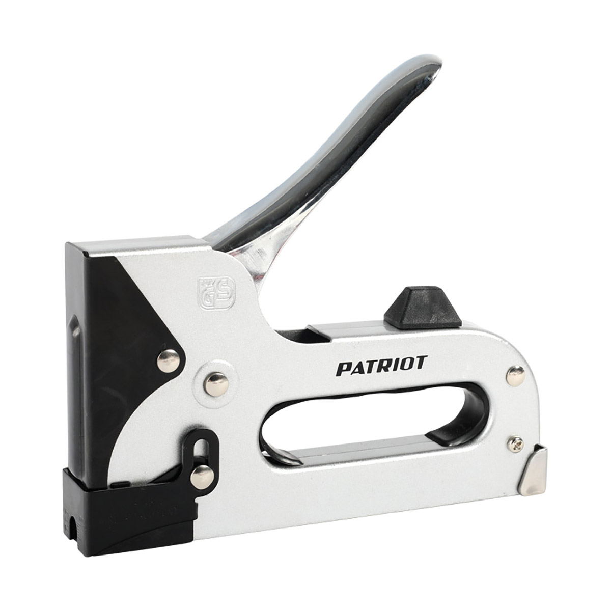 Пистолет скобозабивной "platinum" spq-112l для скоб (тип 53)+скобы 1000 шт.(1/5) "patriot" 350007503