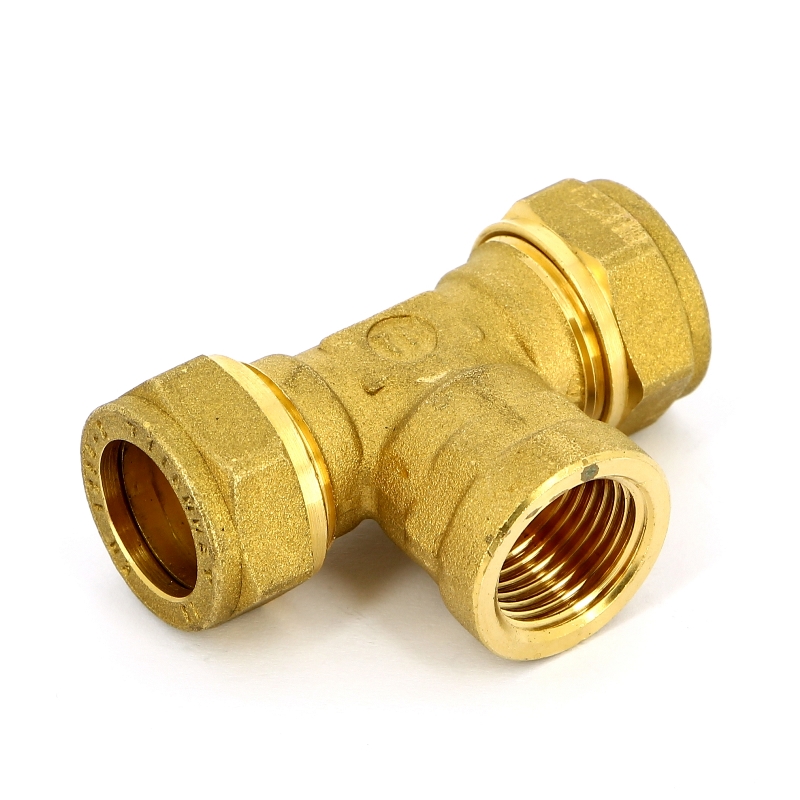 Тройник ВР 18 x 1/2" x 18 обжим TIEMME