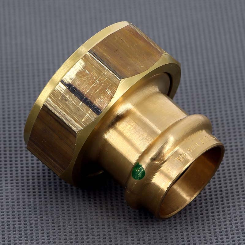 Муфта пресс-В с накидной гайкой и плоским уплотнением 28x1'1/2 Sanpress VIEGA