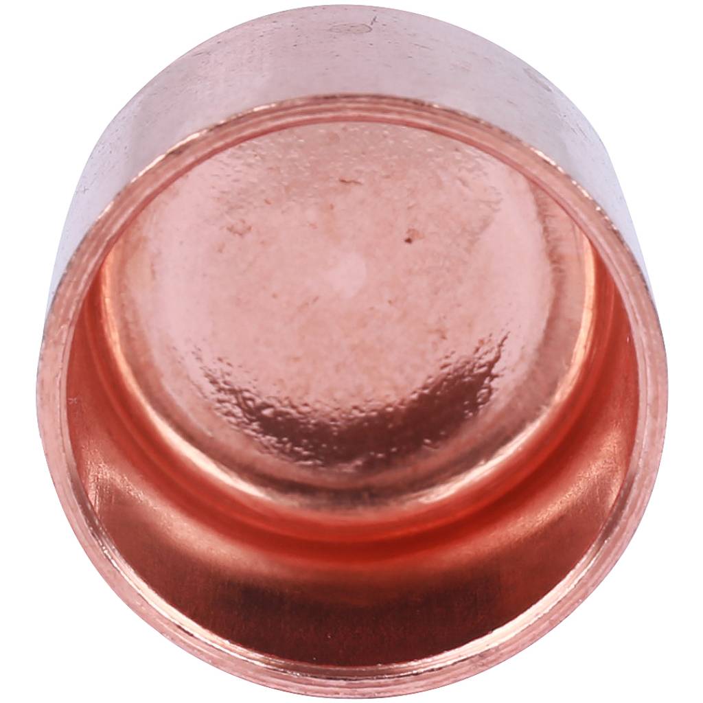 Медная заглушка 15 мм на трубу под пайку SANHA 1530115