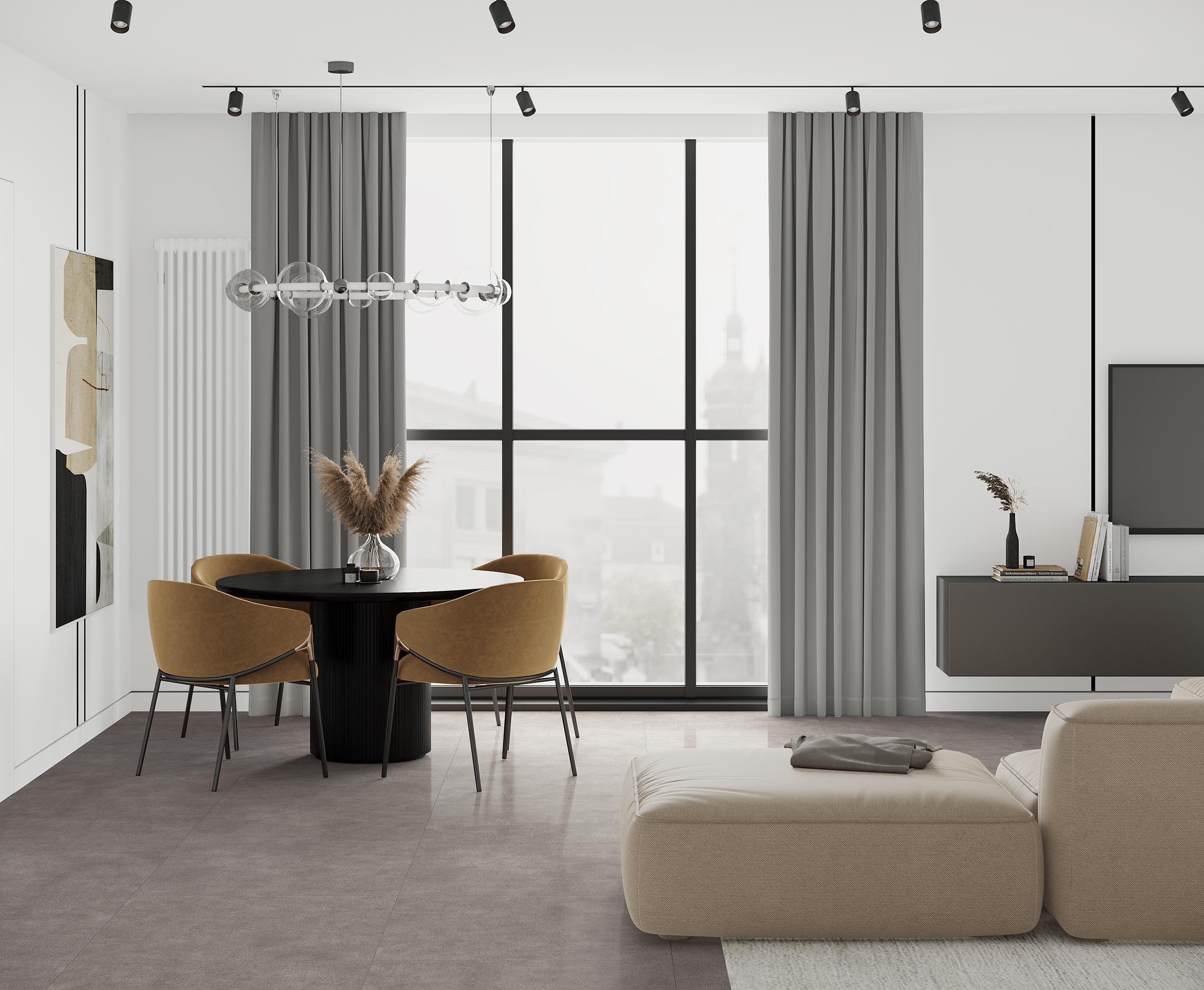 Spectra gris керамогранит лаппатированный 80x80