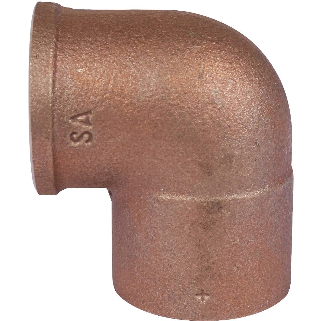 Угол переходной 28x3/4" (ВР) SANHA под пайку бронзовый 140902834