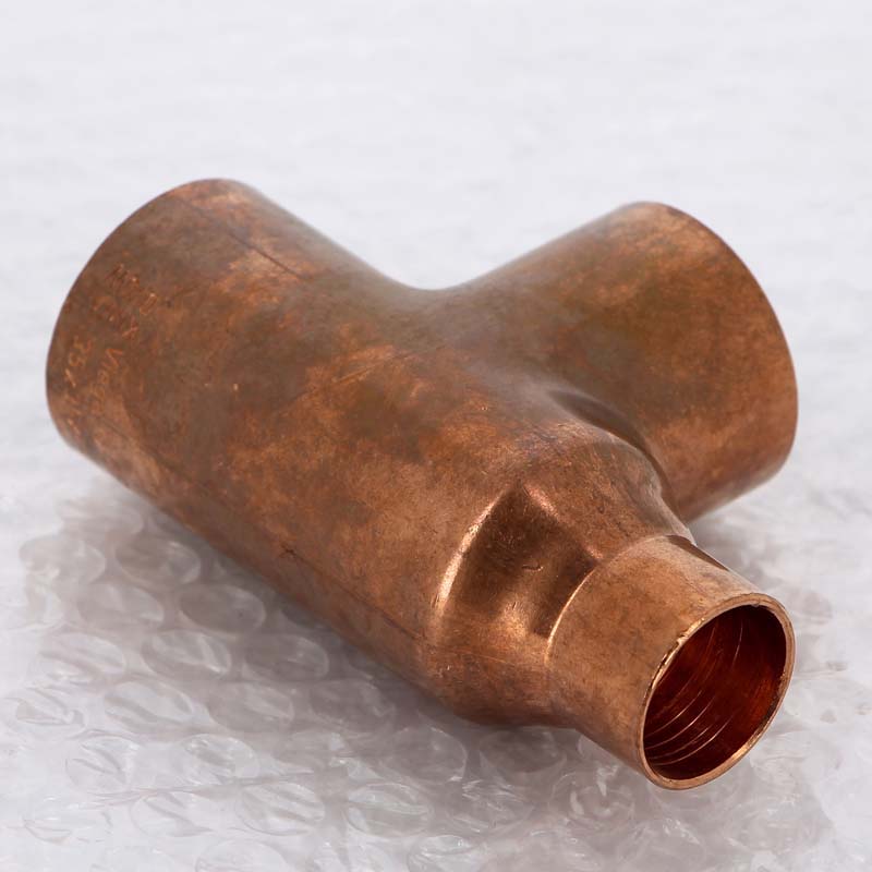 Тройник переходной под пайку 35 х 35 х 22 мм VIEGA медный