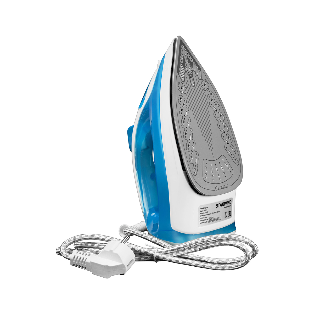 Утюг sir2045 1800 вт подошва керамич. (1/10) "starwind"