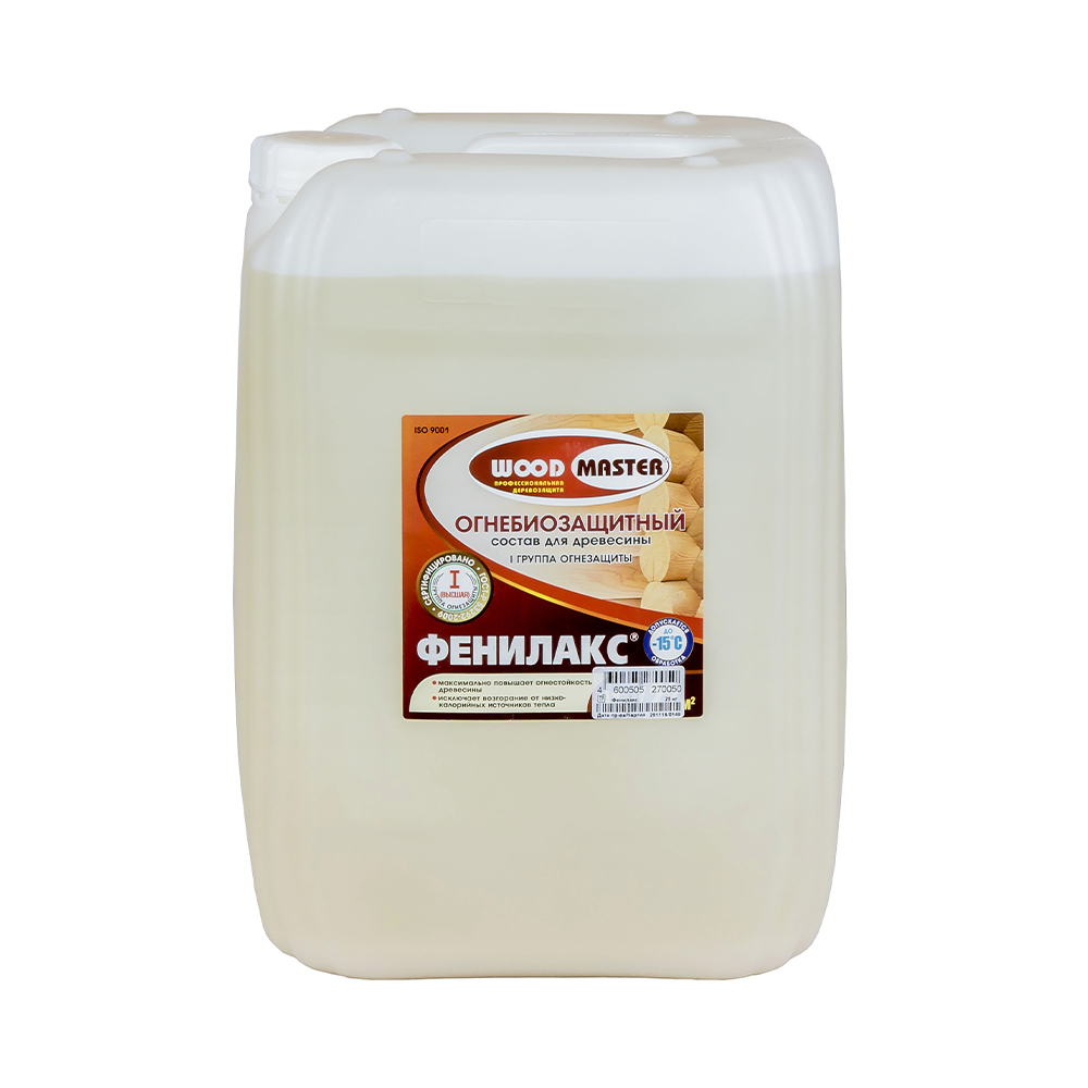 Фенилакс  огнебиозащитный состав "woodmaster"  25 кг (1) "рогнеда"