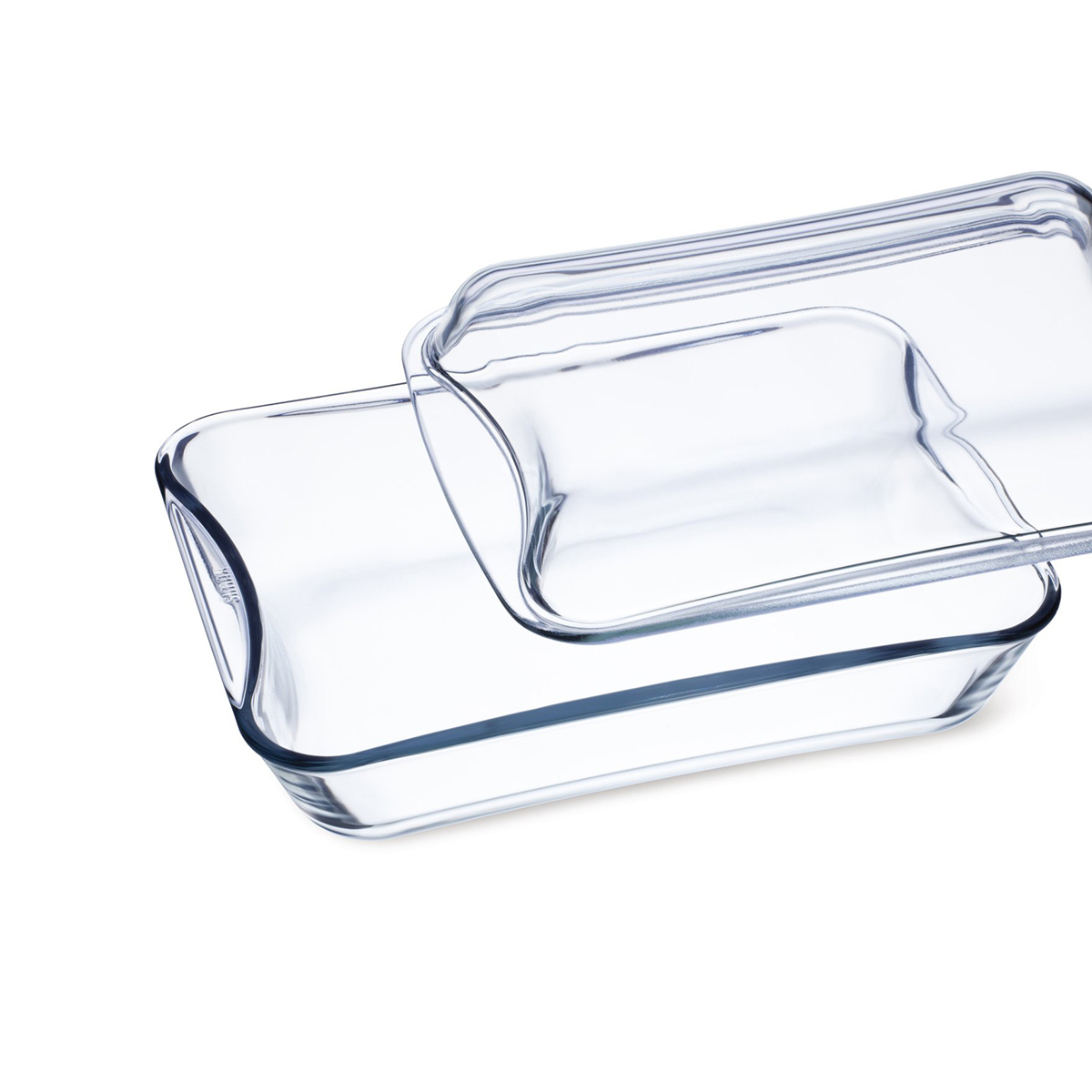 Кастрюля-утятница "simax" exclusive 4,4 л, прямоуг. 2 крышки (стекл., пласт.) жаропрочн. стекло(1/3)