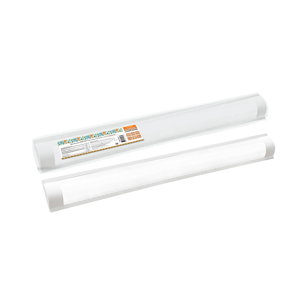 Светильник спо 3017 под лампу led т8/g13, 2 х 120 вт, ip20 (1/14) народный  sq0327-0409