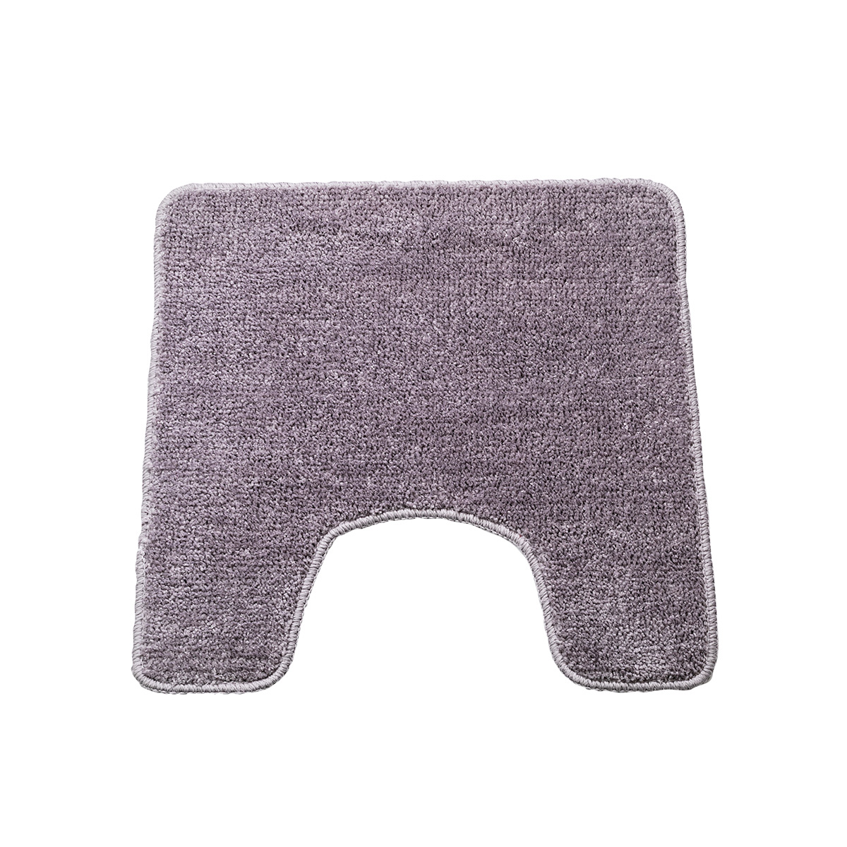 Коврик для туалета "ardea" 45*45 см, полиэстер (серо-сиреневый) (1/30) "swensa" swm-1520clg-t