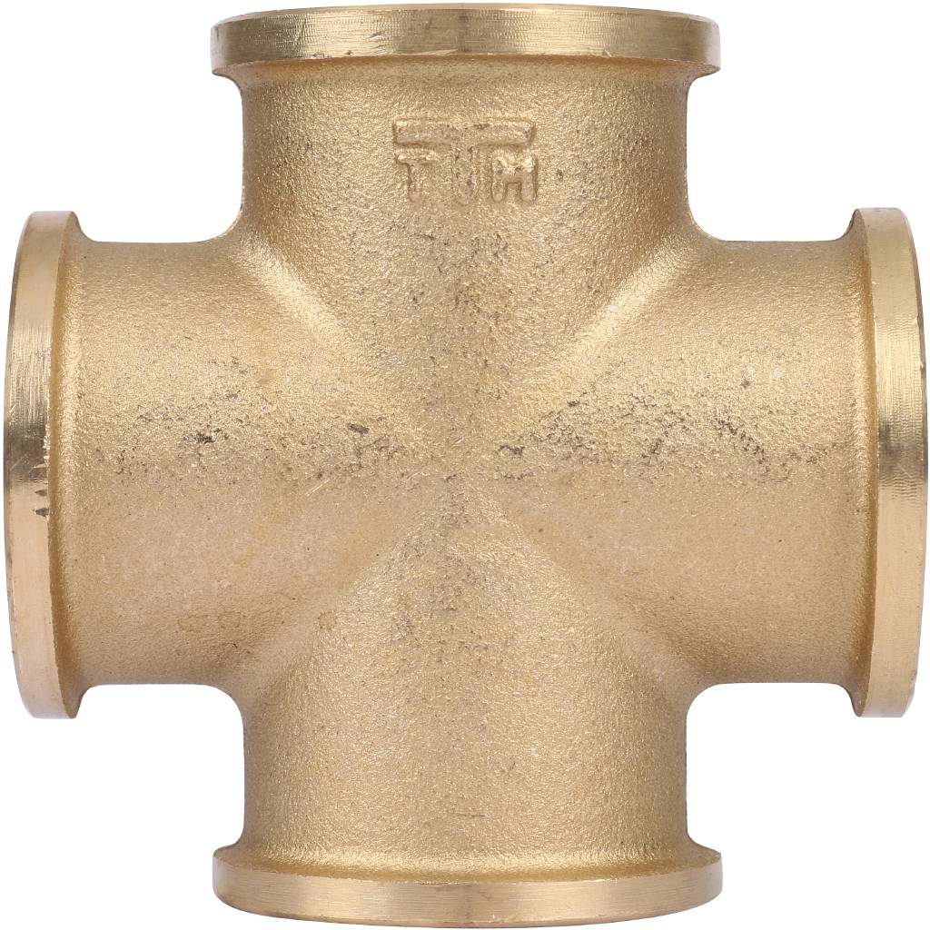 Крестовина 3/4" ВР латунь TIEMME