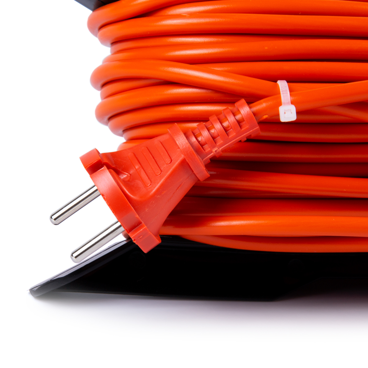 Удлинитель на рамке розетка "евро" 40 м  пвс 2*0,75 мм (1/10)  (ух10-101 40 м)