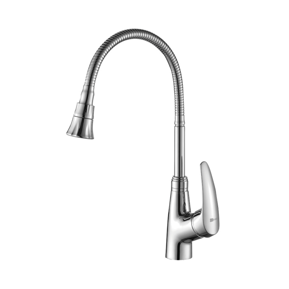 Смеситель для кухни "linara"  lm0413c  гибкий излив, 2 -х функц. аэратор (1/12) "lemark"