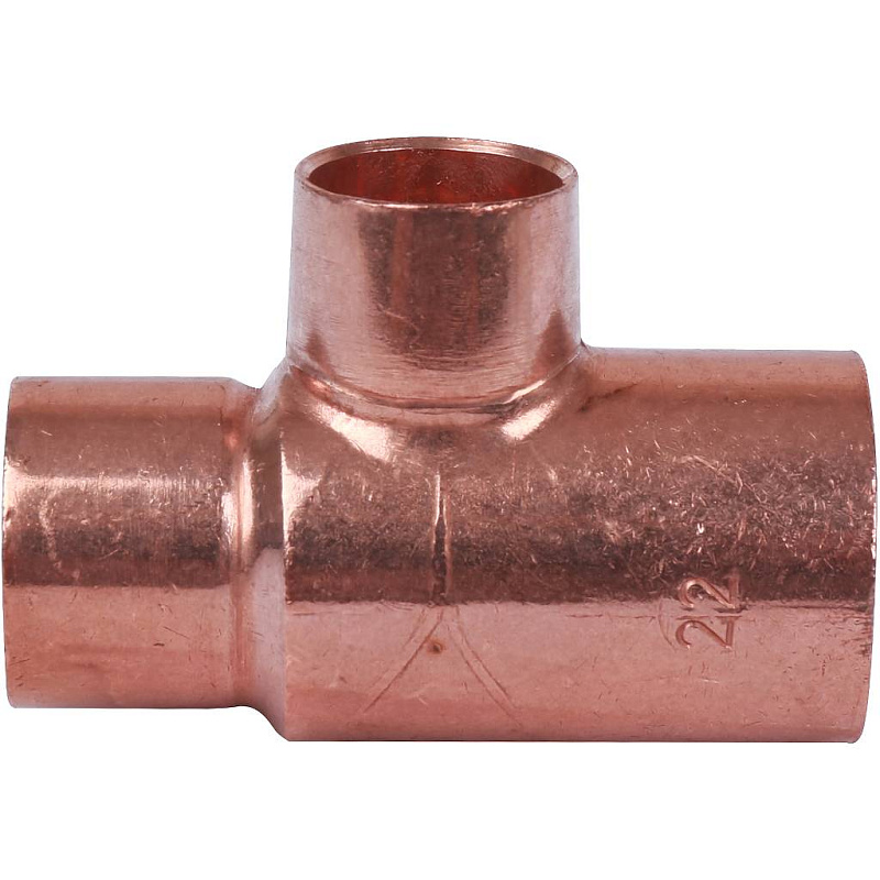 Тройник переходной 22х15х18 мм медный под пайку SANHA 15130221518